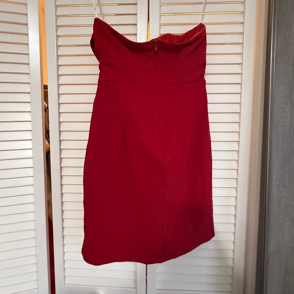 Lulus Red Mini Dress - Picture 3 of 4